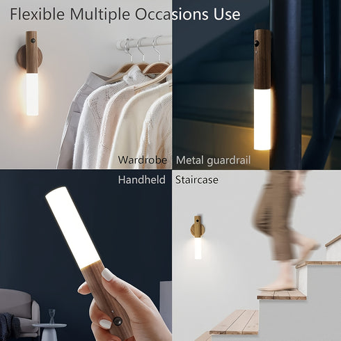 Saga LED Bewegungssensor Wandleuchte 3er Set | Shiraki