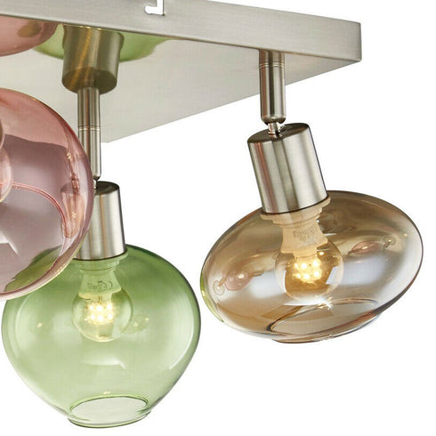 Freya Moderner 4-Arm-Deckenstrahler | Verstellbare Deckenlampe