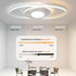 LumiGlow 48W LED-Deckenlicht mit Fernbedienung - Schwarz, dimmbar für Wohnzimmer, Schlafzimmer, Küche und Balkon