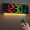 Tomori LED-Digitaluhr 41 cm – USB, RGB-Farben, Dual-Alarm & Fernbedienung