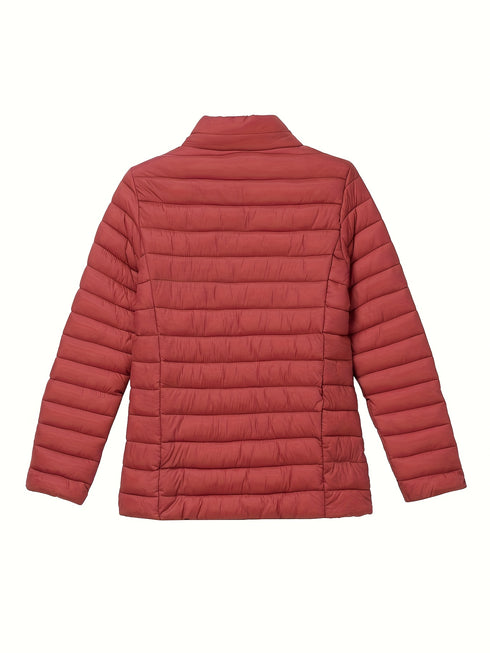 Leichte Daunenjacke Damen | Flaches Volumen Warm