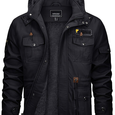 Magnus Herrenjacke Winterparka mit Kapuze & Taschen