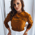 Bedruckte Damen Bluse | stylisches Streetwear Print-Langarmtop