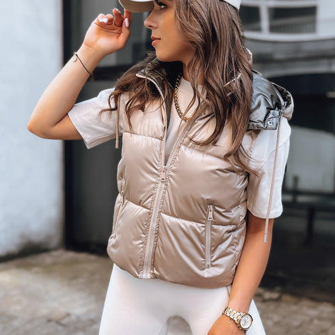 Gesteppte Weste Damen mit Kapuze | Sportlich & Leicht