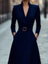 Celestina | V-Ausschnitt Damen Kleid