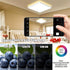 LED Deckenleuchte 24W dimmbar quadratisch mit Fernbedienung