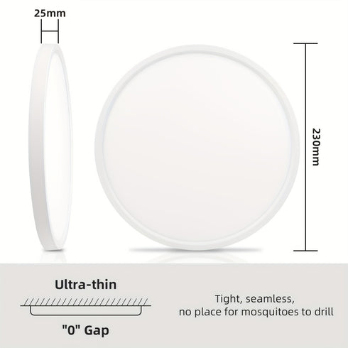 Modern LED Deckenleuchte Ultra Slim Dimmbar Energieeffizient
