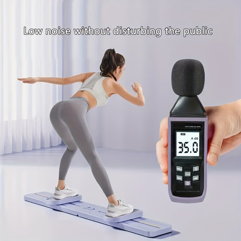 Fitomi 5‑in‑1 Trainingsboard mit Griffen & Gleitrollen – Multifunktionales Core-Trainer-Set für Bein-, Hüft- & Beckenboden-Workouts