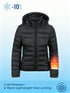 Winter Damenjacke Ultra-leichte Daunenjacke mit Kapuze