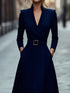 Celestina | V-Ausschnitt Damen Kleid
