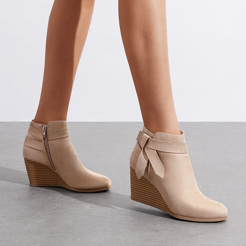 DAMEN CHUNKY HEEL KNÖCHELSTIEFEL - ELEGANTE STIEFELETTEN