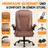 Sebastian | Ergonomischer Bürostuhl aus Kunstleder Verstellbar