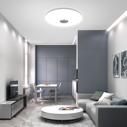 LED Deckenleuchte RGB dimmbar mit Lautsprecher & Fernbedienung