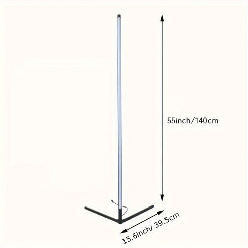 Elin RGB LED Eck-Stehleuchte App Steuerung | Shiraki