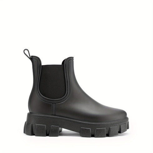Marilena Damen Chelsea Stiefel – wasserdichte PVC-Stiefeletten mit gepolsterter EVA-Einlage & rutschfester Sohle – modisch & bequem | Shiraki