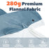 Gemütliche Shark Hoodie Decke | weiche Kapuzendecke mit Schwanz