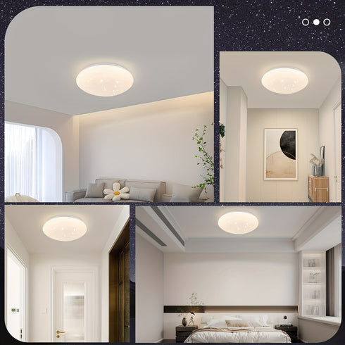 LED Sternenhimmel Deckenleuchte Ø 30 cm 18 W 3CCT