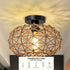 Camila Handgewebte LED Pendelleuchte Boho | Shiraki