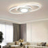 LumiGlow 48W LED-Deckenlicht mit Fernbedienung - Schwarz, dimmbar für Wohnzimmer, Schlafzimmer, Küche und Balkon