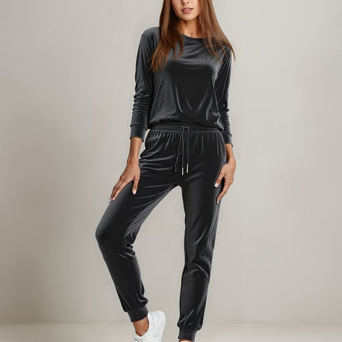 Winter-Trainingsanzug-Set für Damen | Zweiteiliges Freizeit- und Sportoutfit