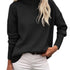Damen Pullover Turtleneck Sweater Langarm-Jumper