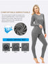 2er-Pack Damen Thermounterwäsche Set | Stretch & Wärme für Sport