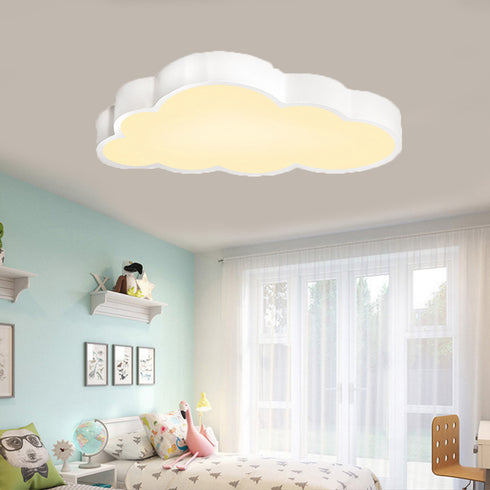 LED Deckenleuchte 48 W Ultrathin Wolken-Design dimmbar