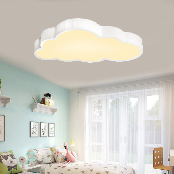 LED Deckenleuchte 48 W Ultrathin Wolken-Design dimmbar