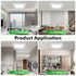LED Deckenleuchte Quadratisch 48 W Flach Design