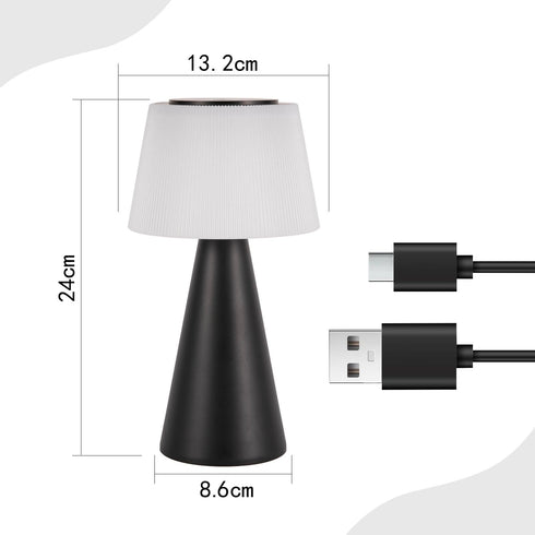 Tischlampe LED Touch dimmbar USB aufladbar