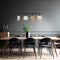 Lykke 4-Glühbirnen-Hängelampe Höhenverstellbar | Moderne Pendelleuchte aus Glas