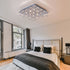 Tove LED Deckenlampe 16x G4 Chrom & Metall | Shiraki