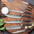 Hattori 15‑teiliges Küchenmesser‑Set | Pakkawood‑Griffe & Messerblock | Shiraki
