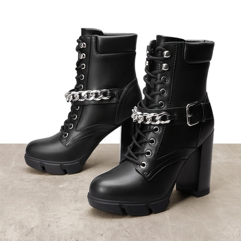 DAMEN-KAMPFSTIEFELETTEN | MODISCHE STIEFELETTEN