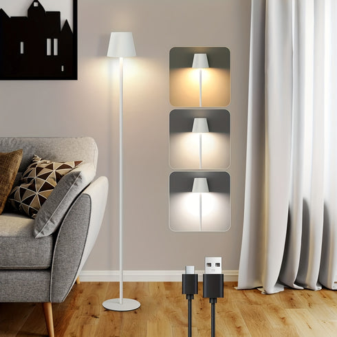 Linus LED-Stehlampe Dimmbar mit Drei Farbtemperaturen | Shiraki