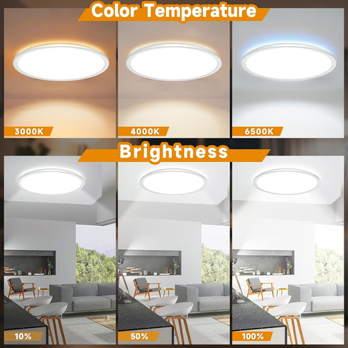 Deckenleuchte LED 39cm dimmbar mit Fernbedienung