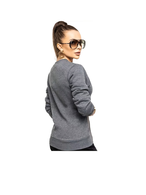 Damen Sweater – Langarm Rundhals-Pullover