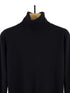 Damen Rollkragenpullover in Schwarz - Langarm-Hochhals-Pulli