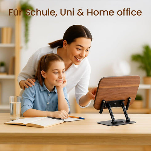 360° Drehbarer Leseständer | höhen- und neigungsverstellbar Metallrahmen
