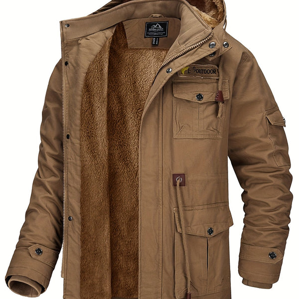 Magnivar Herren Winterjacke – fleecegefüttert robust warm
