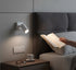 Mira Wall Spot Leselampe Weiß GU10 mit Schalter | Shiraki