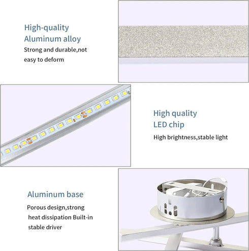 Alva Moderne LED Deckenleuchte 24W | Shiraki