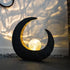 Noor LED Solar Mondsichel Gartenleuchte | Shiraki