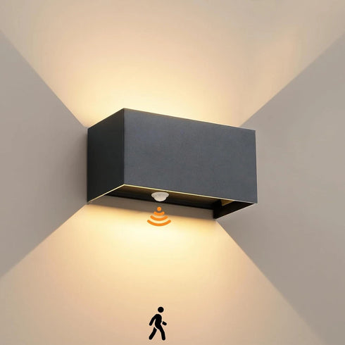 Liv LED Außenwandleuchte 20W mit Bewegungsmelder | Shiraki