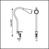 Liesel LED Klemmleuchte Tischlampe | Shiraki