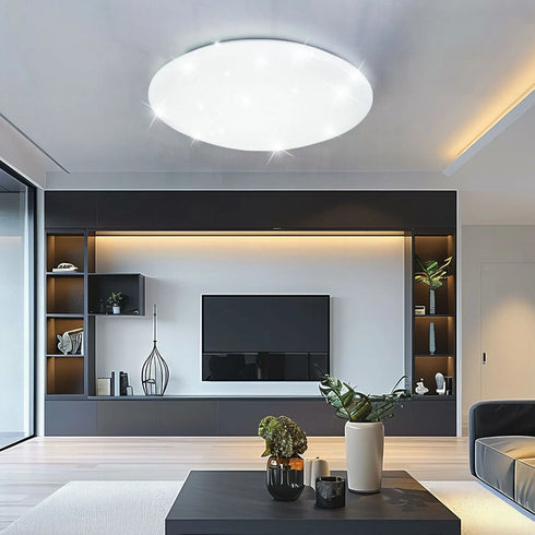 Penelope LED Deckenleuchte Sternenhimmel rund 29cm | Shiraki
