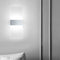 Hallie 2-teilige LED-Wandleuchten oben und unten 6 W Aluminium Acryl | Shiraki