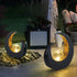 Noor LED Solar Mondsichel Gartenleuchte | Shiraki