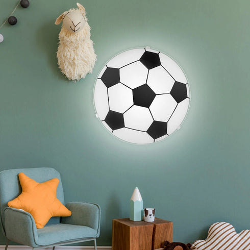 LED Fußball Deckenleuchte Wandlampe E27 | Shiraki