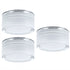 Lena LED Einbaustrahler 3er Set Chrom rund Warmweiß | Shiraki
